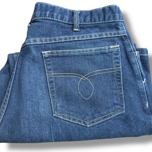 Towncraft‎ Mens 38x29 (36x28) Dark Wash Denim Jeans Straight Leg